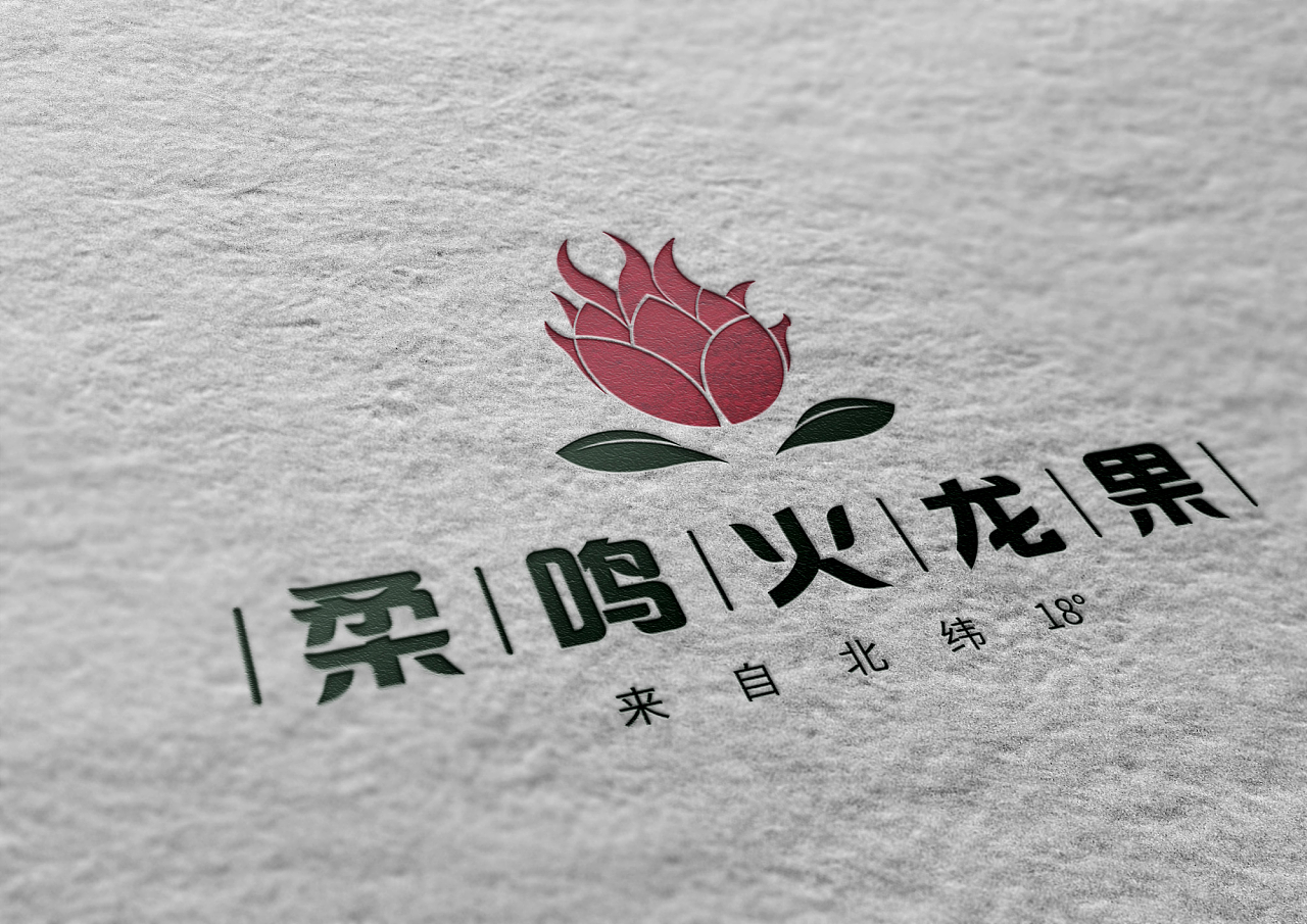 柔鸣火龙果LOGO方案（图ZMTI1NTkxMzI4） - Logo - 站酷设计师黄大海原创素材 - 站酷ZCOOL