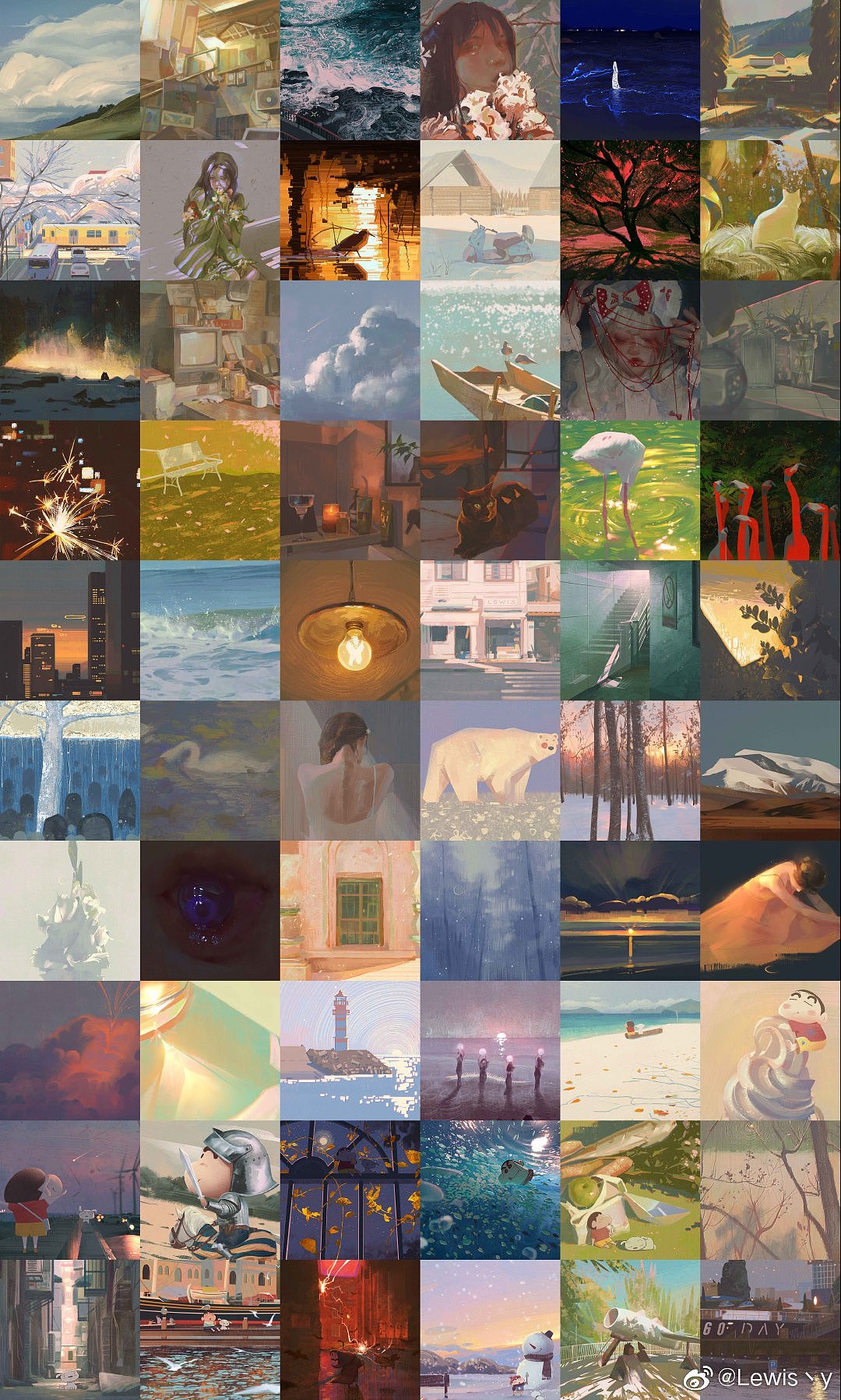 2021插画年终总结