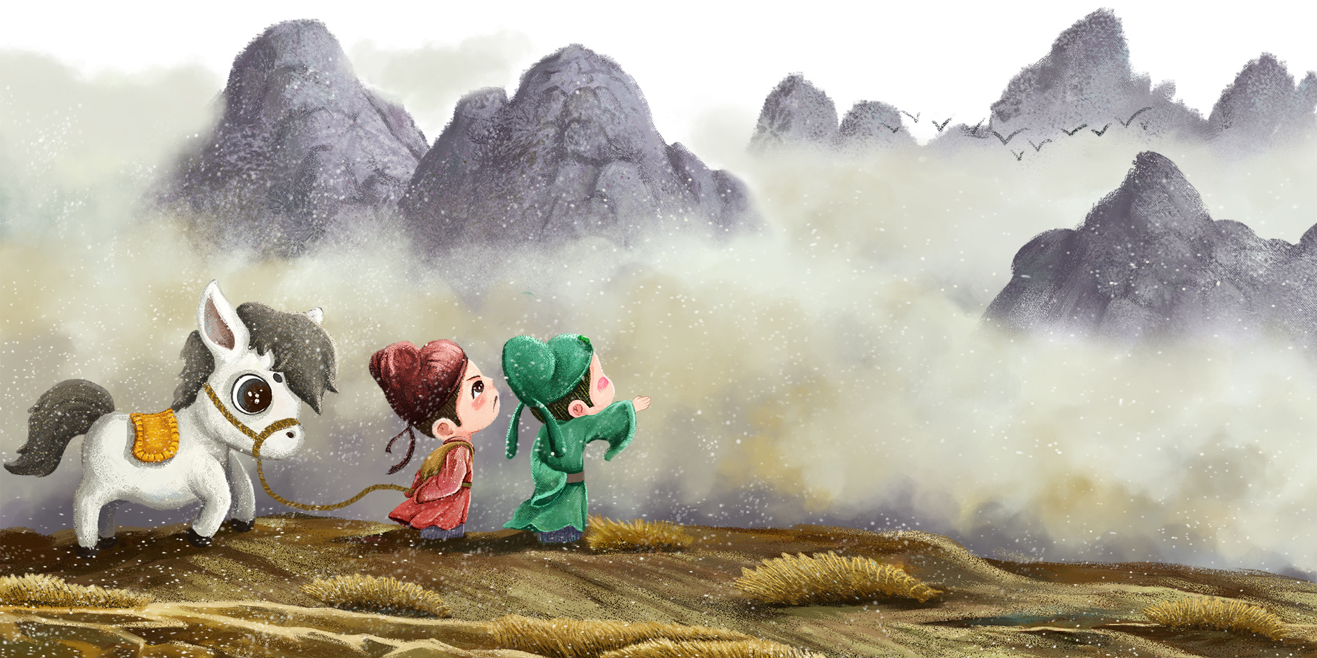 儿童诗词大绘|插画|儿童插画|木yang - 原创作品 - 站酷 (zcool)