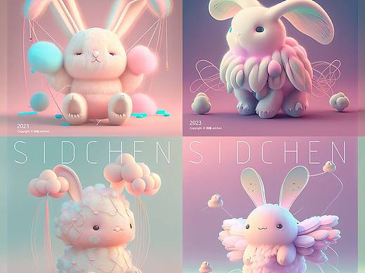 粉粉天使兔（個(gè)人主頁(yè)-ZNjM2NzE3ODg=） - AI作品 - 站酷設(shè)計(jì)師SIDAIGC原創(chuàng)素材 - 站酷ZCOOL