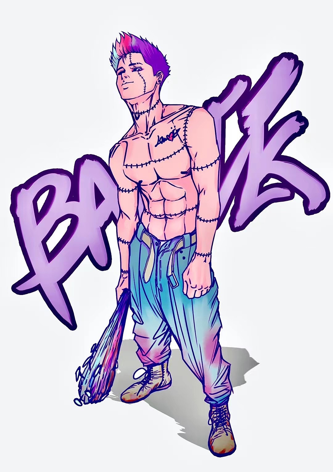 街头杀马特|插画|新锐潮流插画|z86233837 - 原创作品 - 站酷 (zcool)