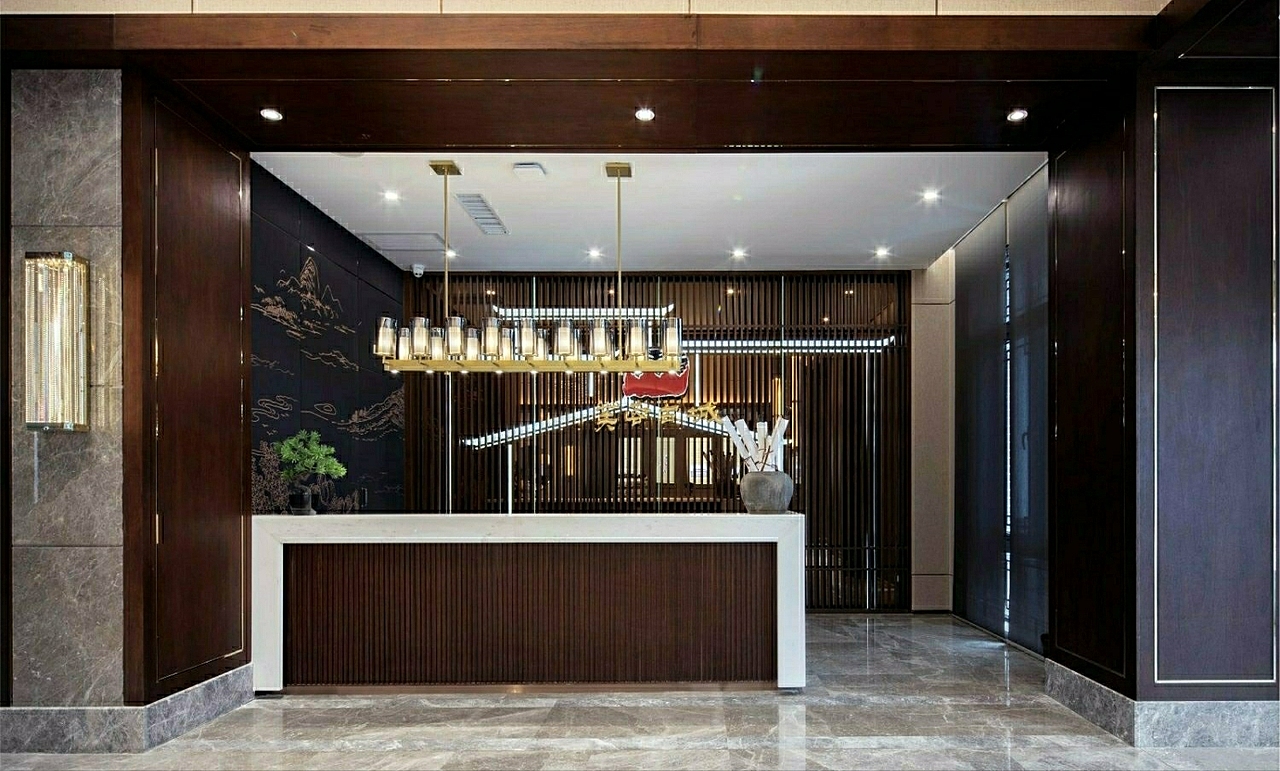 售楼处希望营造一种雅致、时尚的现代新中式风格（图ZMjI0MTYwOTM2） - 家装设计 - 站酷设计师效果图小芳原创素材 - 站酷ZCOOL