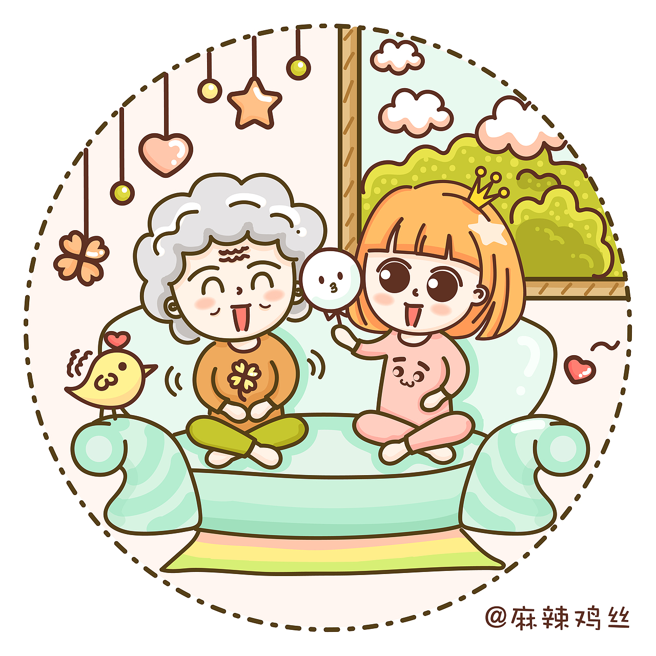 萌系插画（图ZMTIyOTEwNjUy） - 创作习作 - 站酷设计师Knightly原创素材 - 站酷ZCOOL