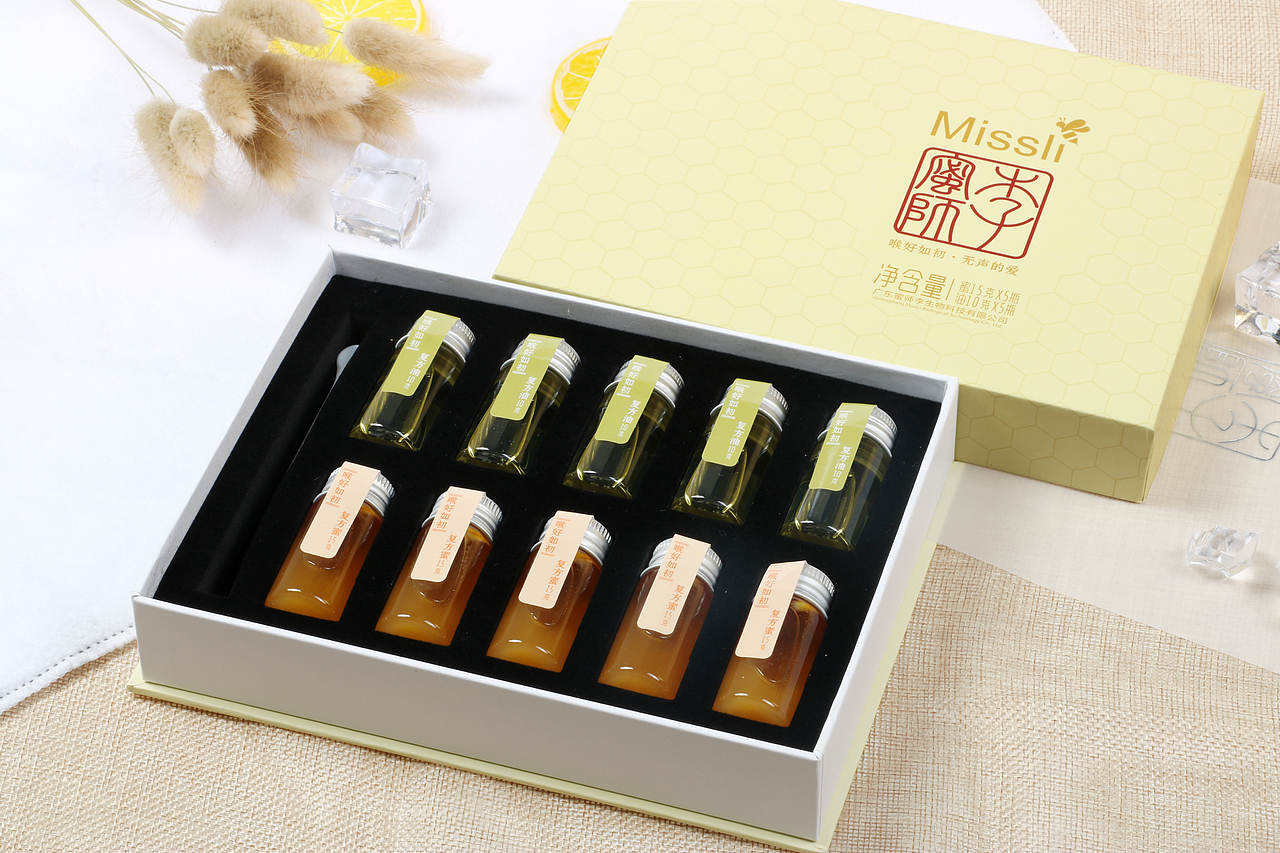 一款蜜油的摄影到宣传页面制作