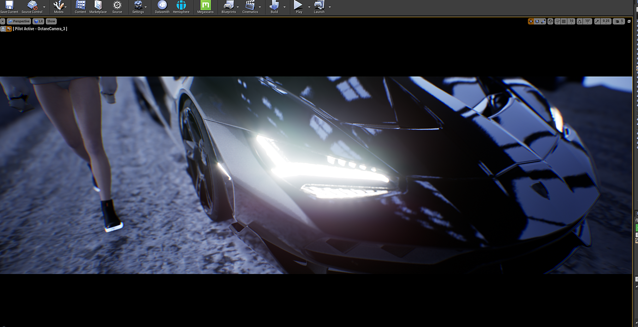 UE4.25 Path Tracing气氛图打光练习（图ZMjIxMjkwNTQw） - 机械/交通 - 站酷设计师abletonpower原创素材 - 站酷ZCOOL