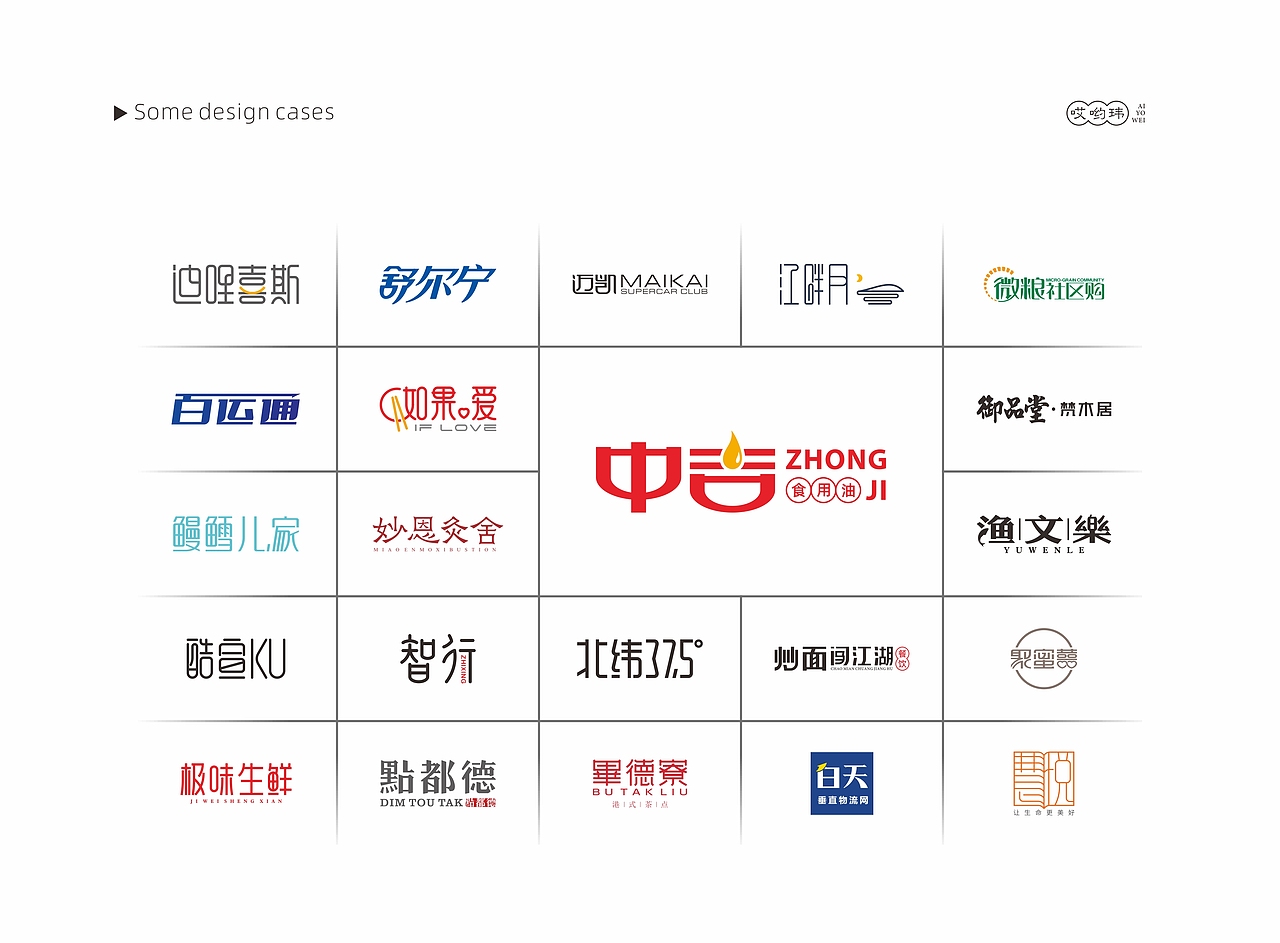 部分字体logo分享（图ZMTg5ODUxMjY0） - Logo - 站酷设计师哎哟玮原创素材 - 站酷ZCOOL