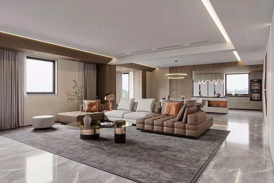 281㎡现代简约轻奢大平层·客餐厅篇