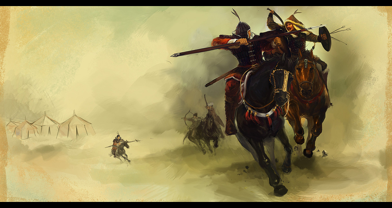 去年 给骑砍战团mod 画的图|插画|商业插画|虾郎_原创作品-站酷zcool