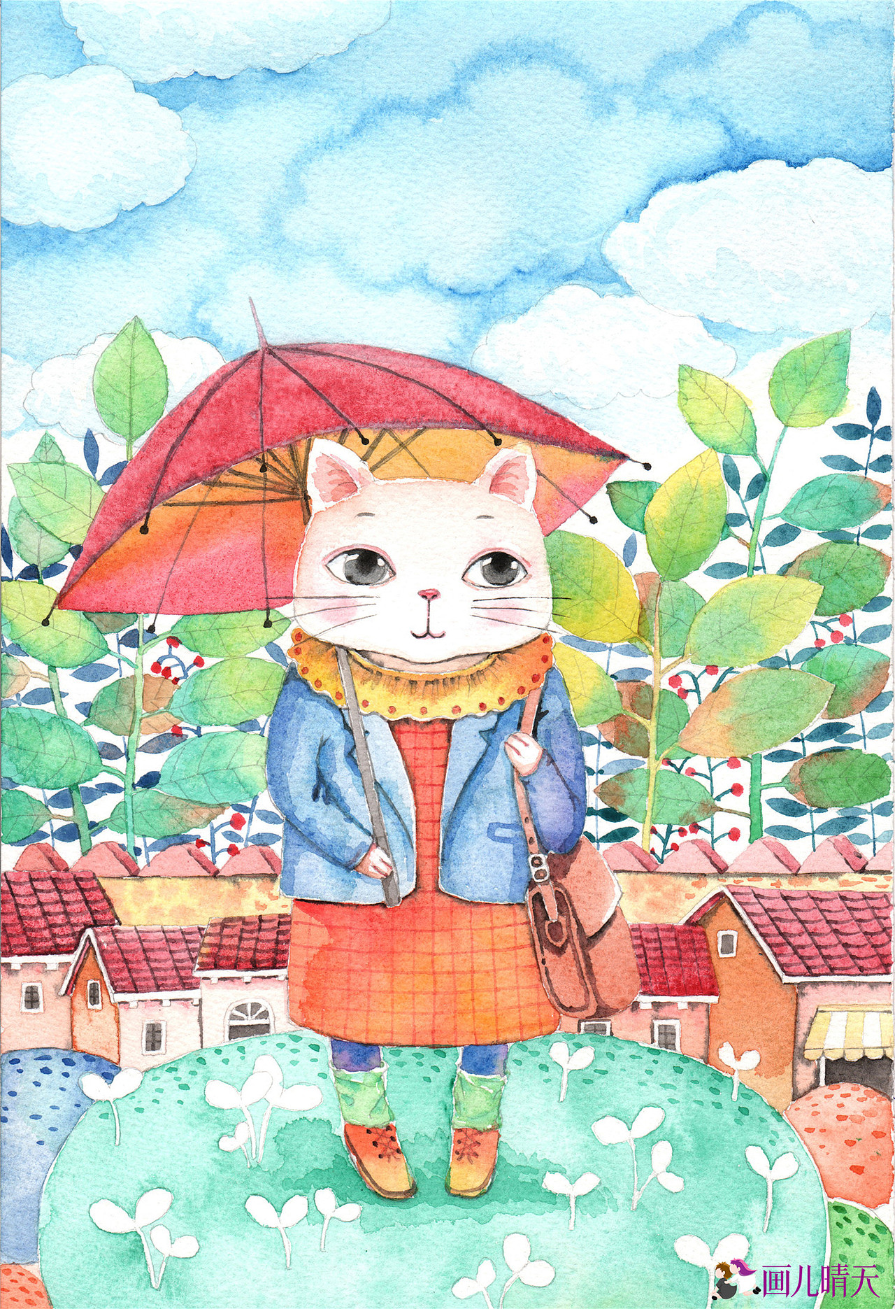 21副动物水彩插画（图ZMTA5OTgzOTA4） - 儿童插画 - 站酷设计师画儿晴天原创素材 - 站酷ZCOOL