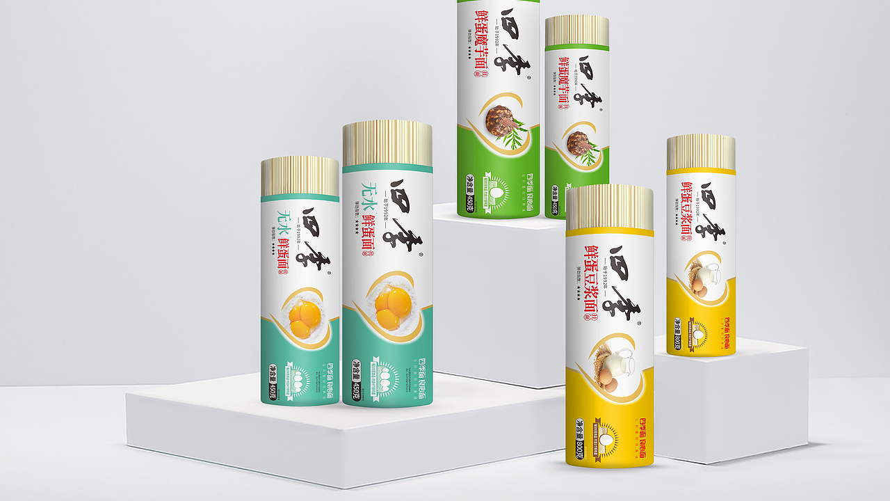 四季鲜蛋面 挂面包装（图ZMjgzMDI1MTIw） - 包装 - 站酷设计师灵智品牌营销策划原创素材 - 站酷ZCOOL