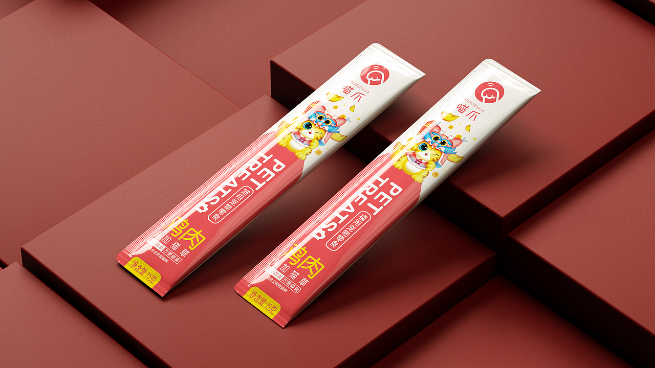 喵爪宠物零食包装设计（图ZMjg1MDM0NDE2） - 包装 - 站酷设计师明格品牌设计原创素材 - 站酷ZCOOL