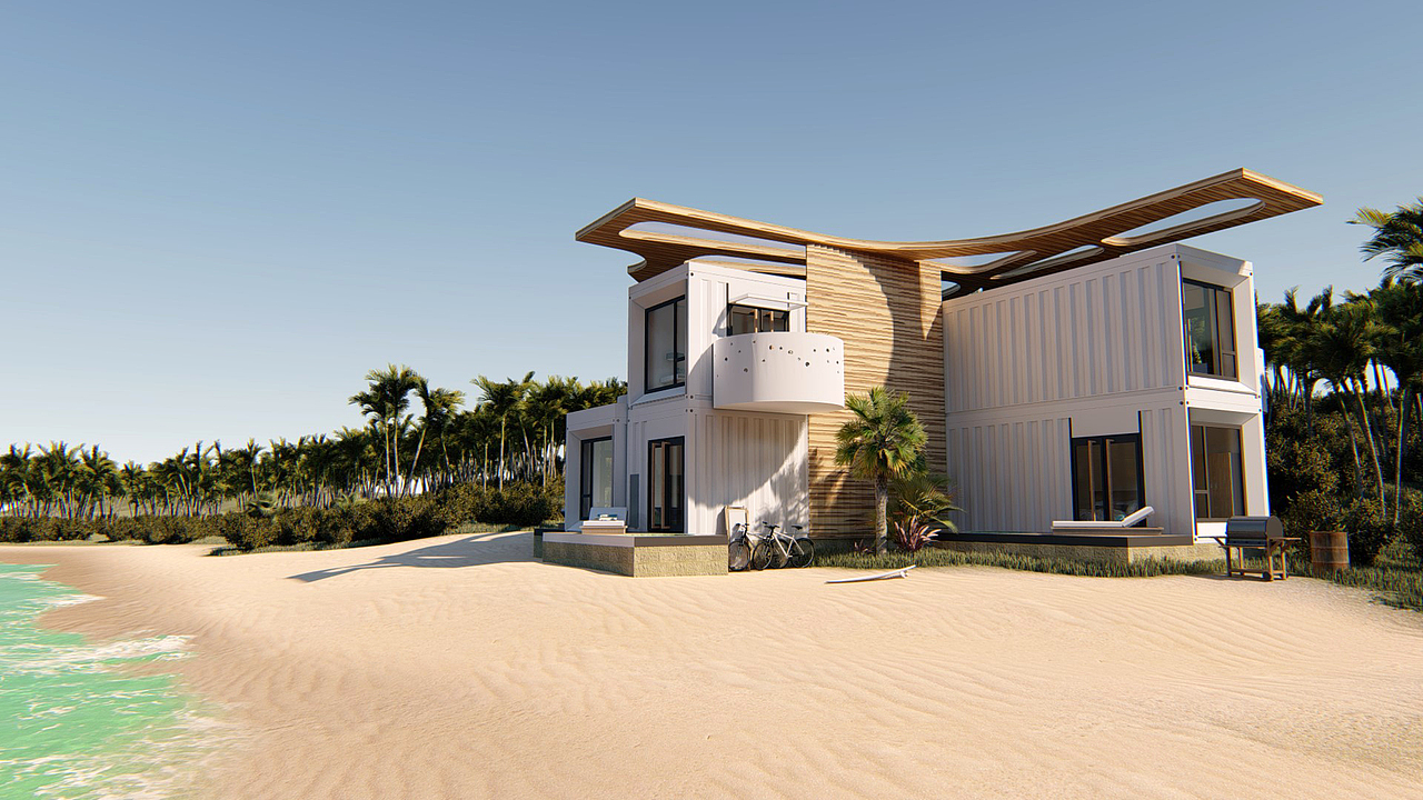 海景酒店（二维码是VR展示，不是广告。）（图ZMTkyMTE1NDgw） - 建筑设计 - 站酷设计师毕亦冰原创素材 - 站酷ZCOOL