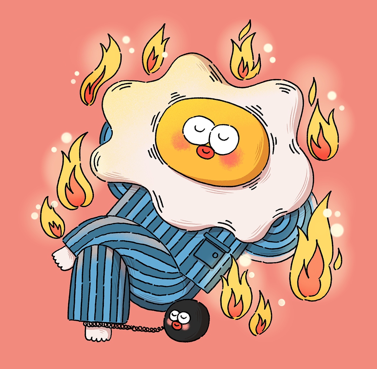 于是我画了81个脑洞[billd奔跑]（图ZMjU1MjgyMDA0） - 商业插画 - 站酷设计师油菜豚Aries原创素材 - 站酷ZCOOL