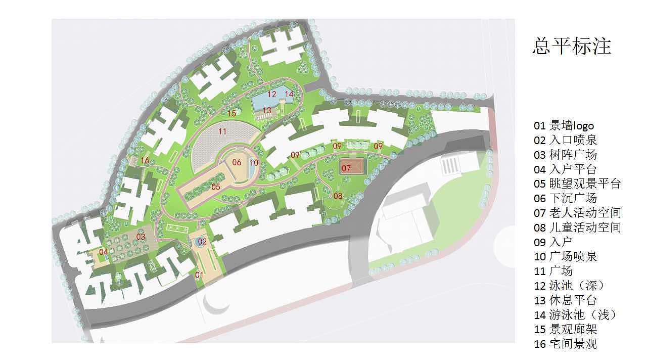 居住区景观设计|空间|景观设计|陈斌615123_原创作品-站酷zcool