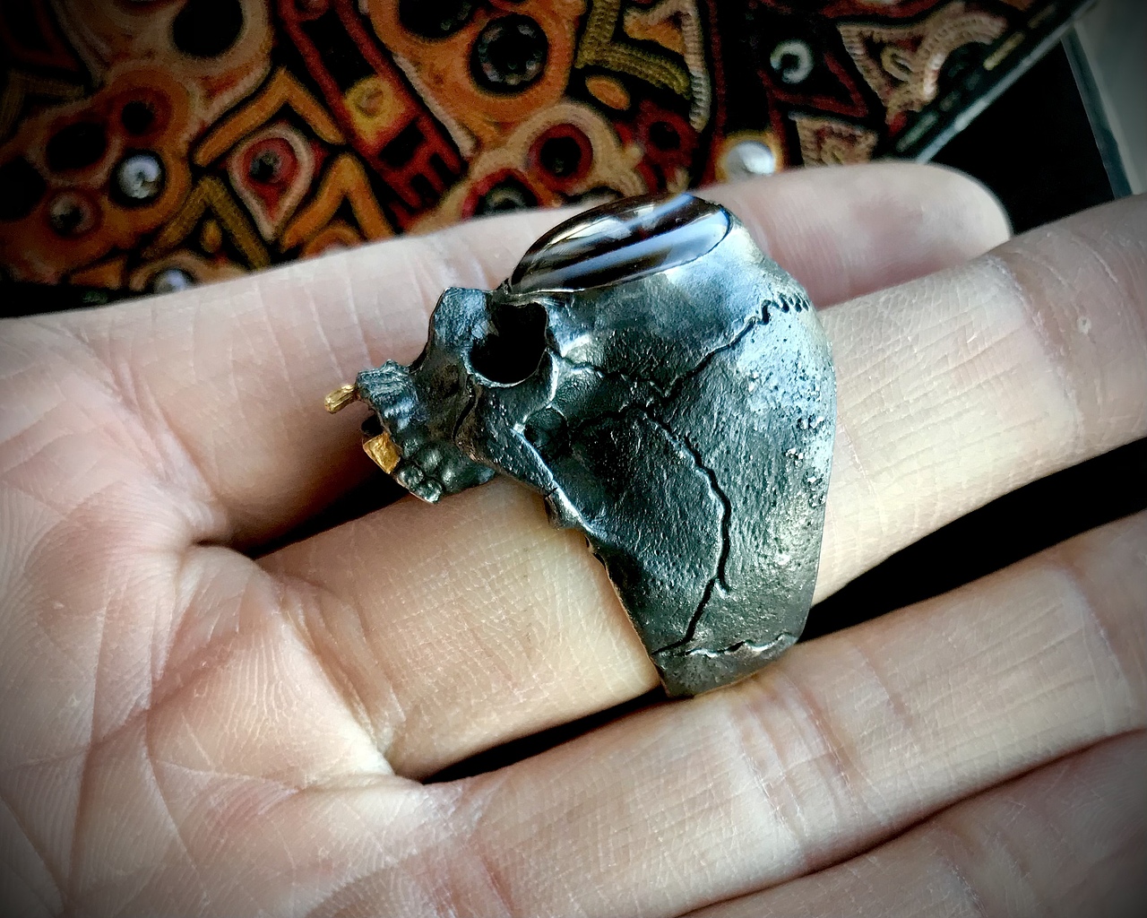 尸陀林主羊板眼戒指