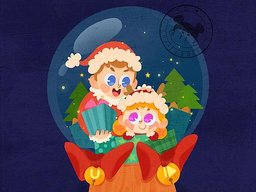 太子最爱红配绿的节日（附绘制视频）（个人主页-ZMzIzNzcyMjQ=） - 创作习作 - 站酷设计师查金丹三太子原创素材 - 站酷ZCOOL