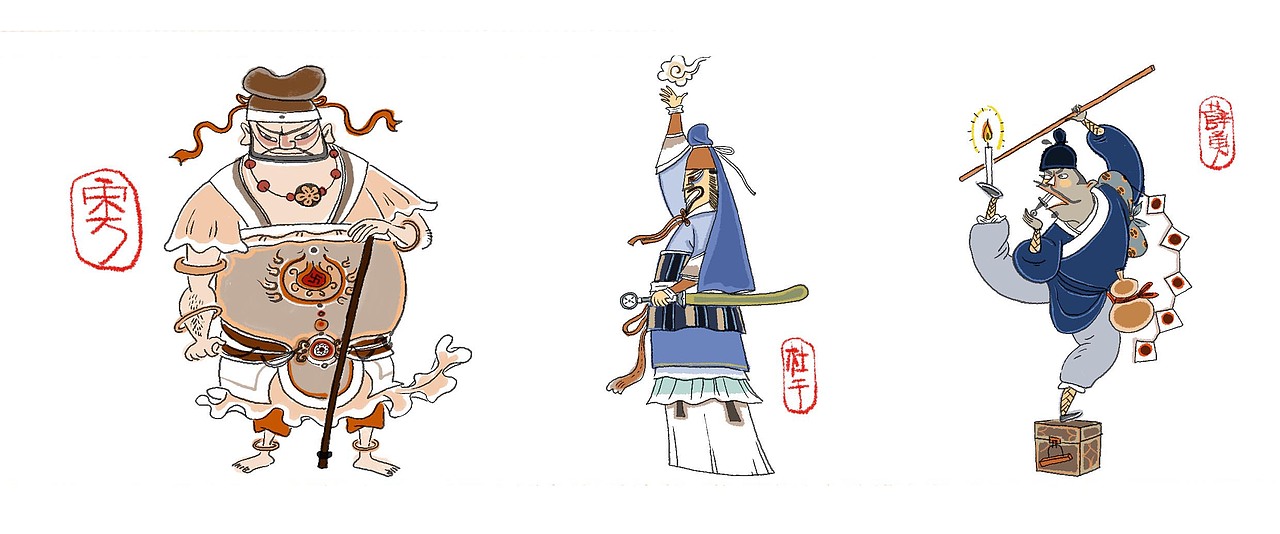 水浒一百单八将（图ZMjQ2MjIzODQw） - 商业插画 - 站酷设计师萧白天原创素材 - 站酷ZCOOL