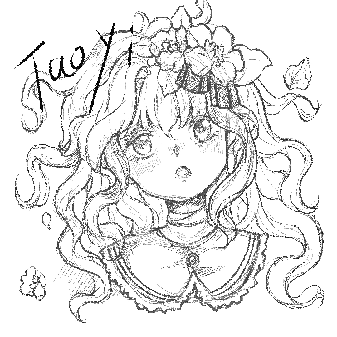 52r一张黑白练习稿