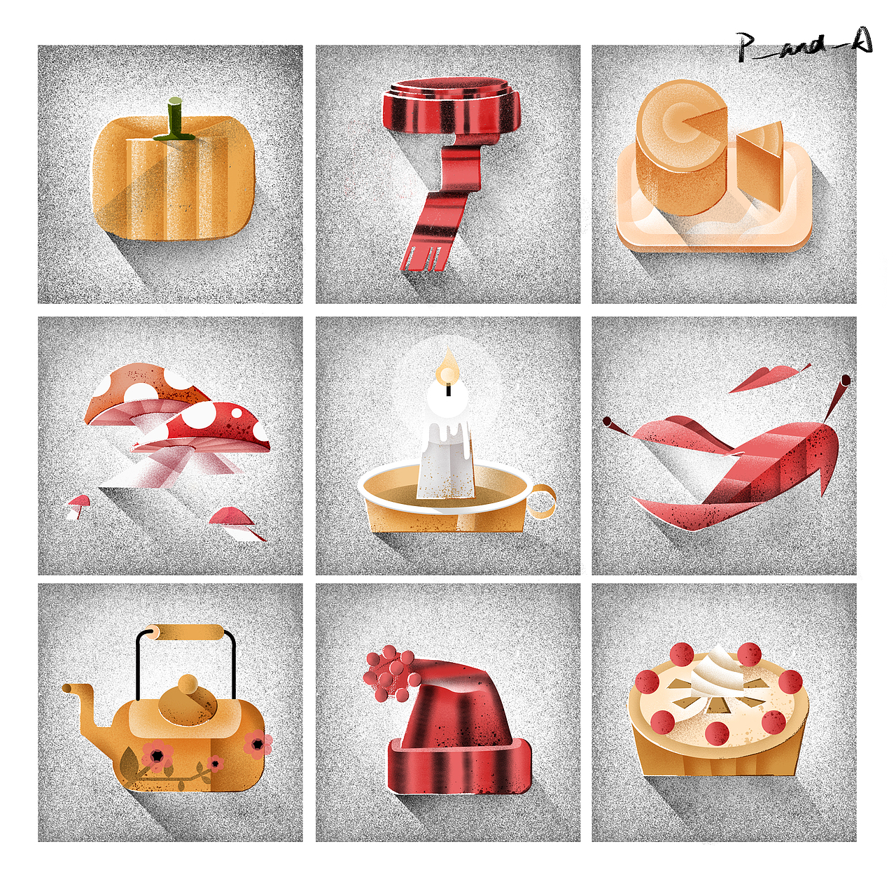 插画随笔——一些关于秋天的事