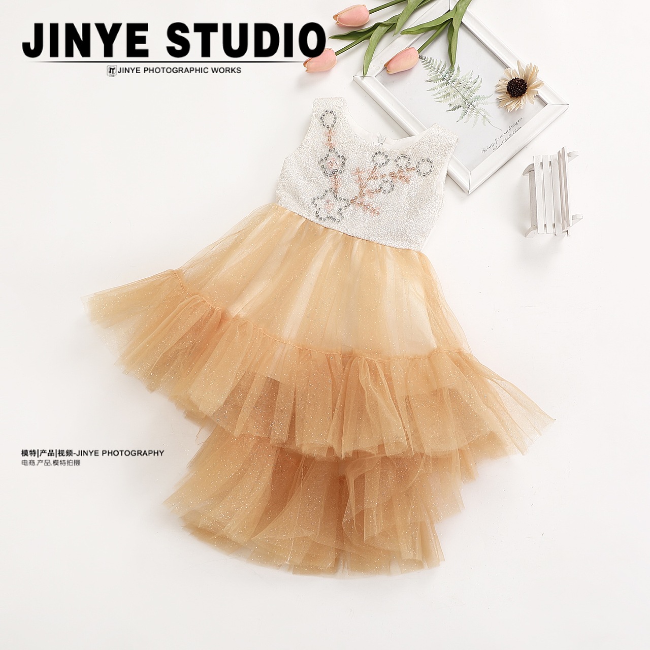 广州金也摄影|童装公主连衣裙拍摄