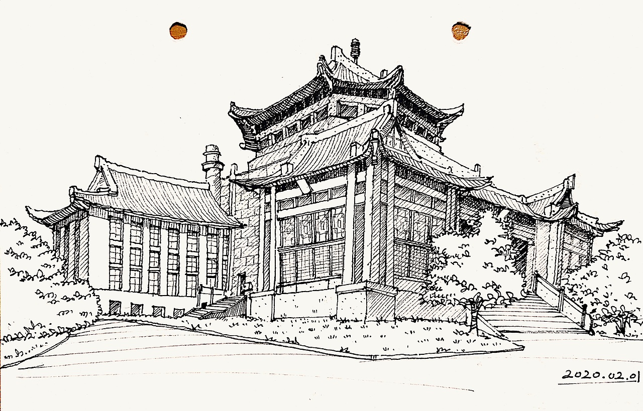抗击疫情，手绘武汉（图ZMTk0NzY2Mzg0） - 绘画 - 站酷设计师xianzhixuanjue原创素材 - 站酷ZCOOL