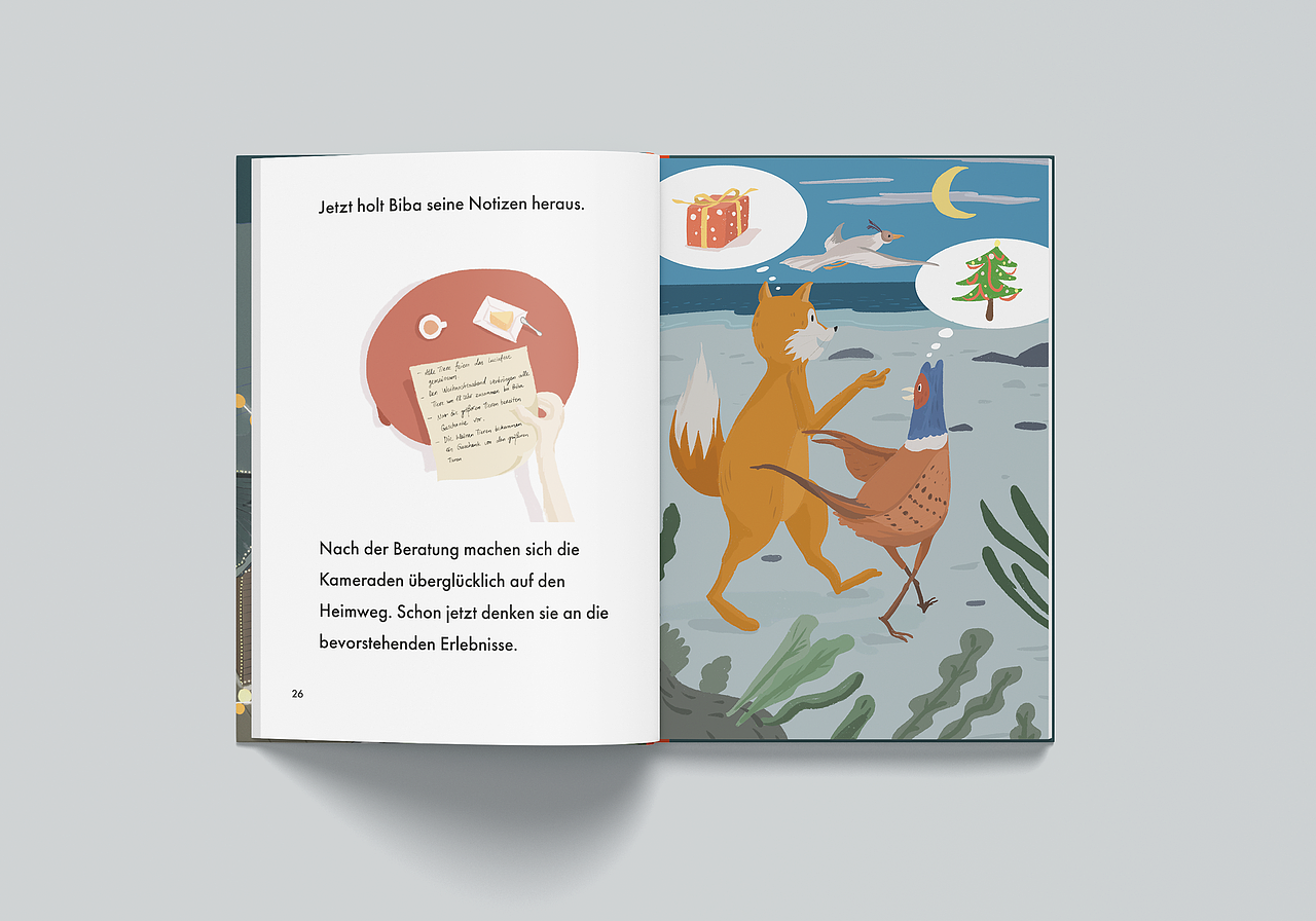 德国儿童书插图 《Biba und die Weihnachtszeit》