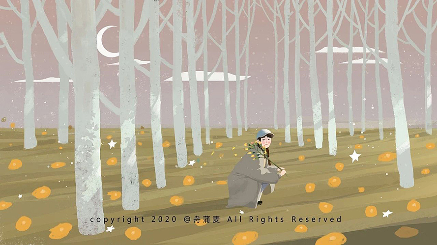 北方以北的冬（图ZMjM4NzQ3ODQw） - 商业插画 - 站酷设计师舟蒲麦原创素材 - 站酷ZCOOL