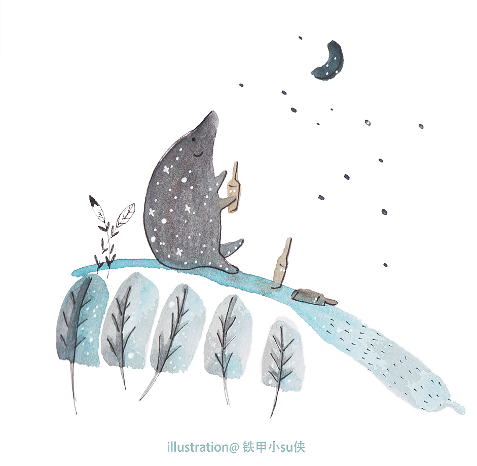 小貘系列创作 - 旅程（图ZOTYwMTMwNzY=） - 艺术插画 - 站酷设计师铁甲小su侠_原创素材 - 站酷ZCOOL