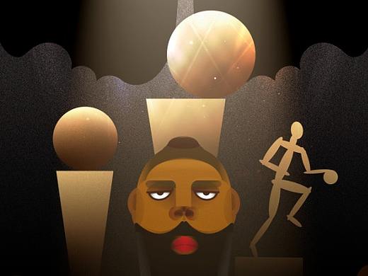 不會(huì)撒鹽的胡子不是好球員--JAMES HARDEN（個(gè)人主頁(yè)-ZMjY4OTM3NzI=） - 商業(yè)插畫 - 站酷設(shè)計(jì)師DO先生原創(chuàng)素材 - 站酷ZCOOL