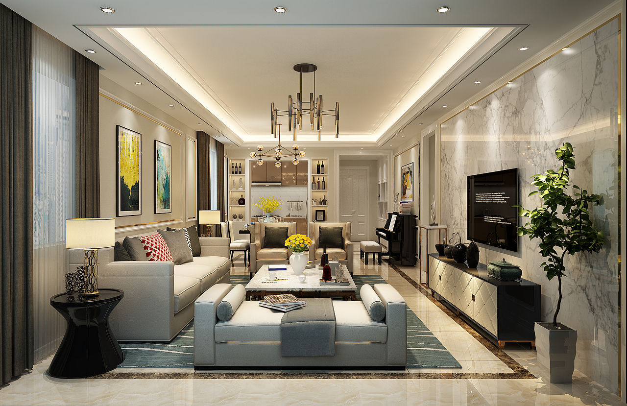 可逸江畔（图ZODYzODA0MjQ=） - 家装设计 - 站酷设计师alon11111原创素材 - 站酷ZCOOL