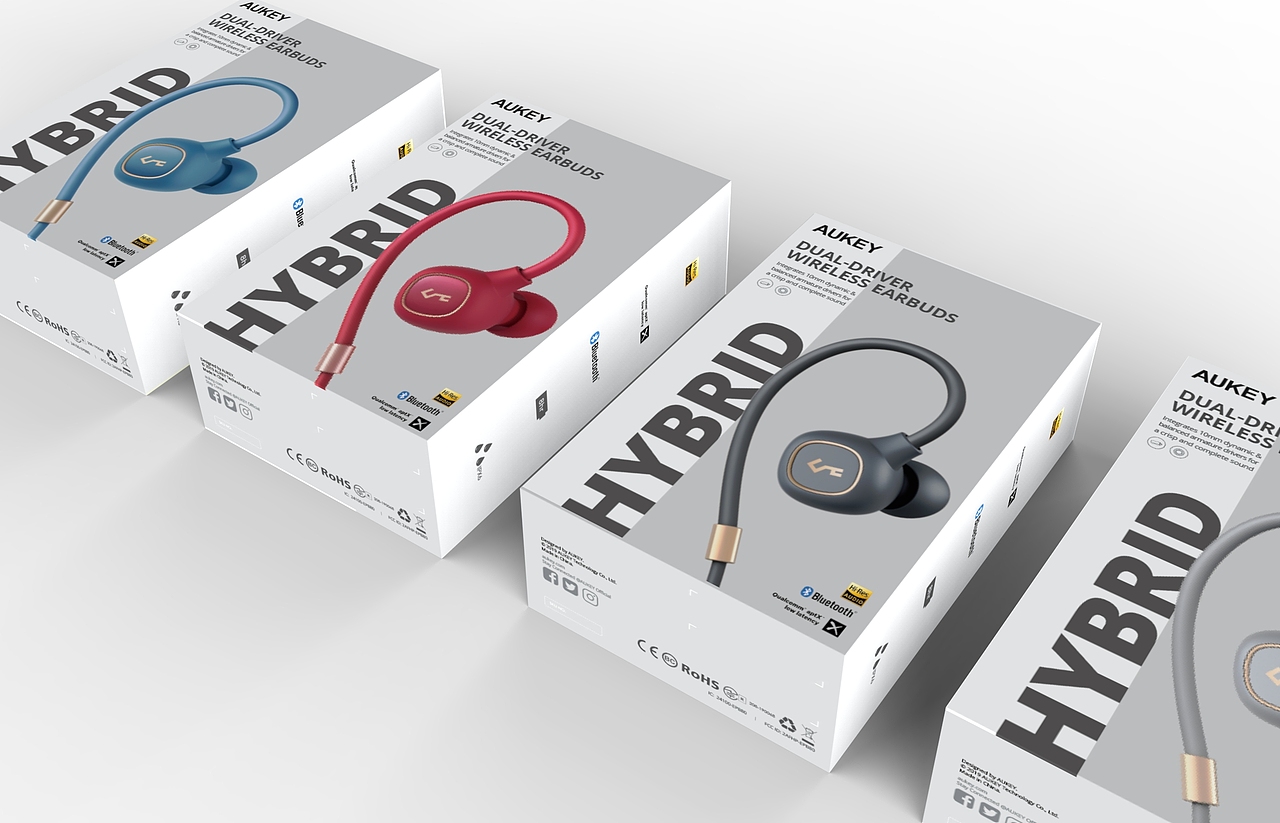 AUKEY 电子产品包装系列（耳机）（图ZMjc1MDgwMjE2） - 包装 - 站酷设计师超爱吃芒果啦原创素材 - 站酷ZCOOL