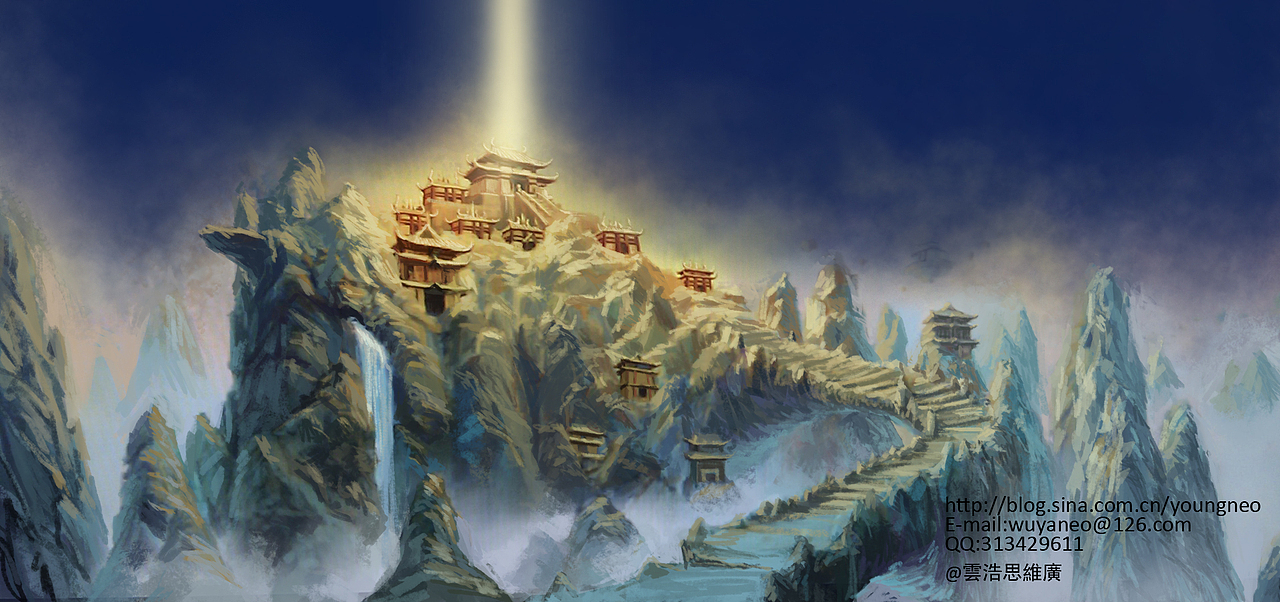 雷音寺（貌似很没有气势）（图ZNzk3NDc4NA==） - 概念设定 - 站酷设计师wuyaneo原创素材 - 站酷ZCOOL