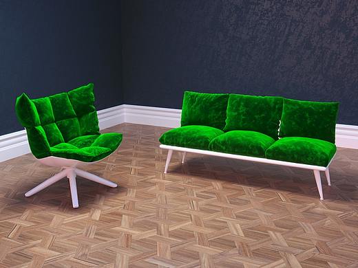 VRay5.0 写实绒布材质