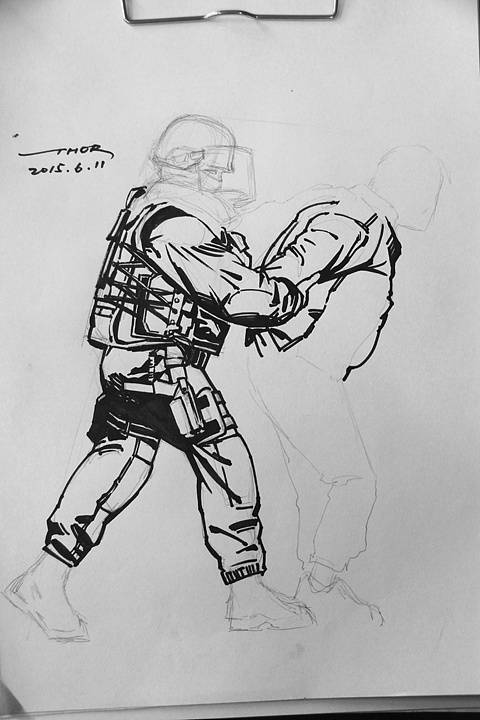 【thorart】在g20峰会前进行反恐演习的法国国家警察干预队gipn.2015.