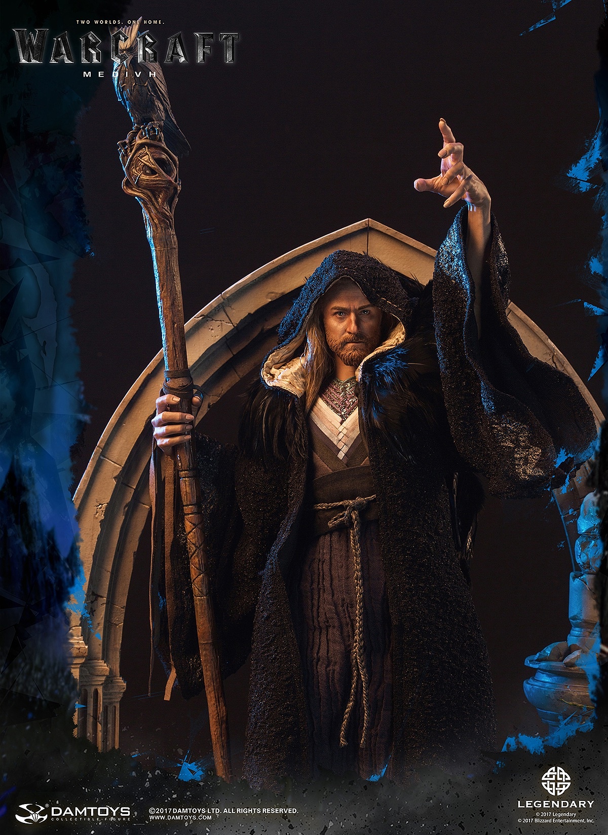 史诗系列 电影《魔兽》-麦迪文medivh 27寸精致雕像