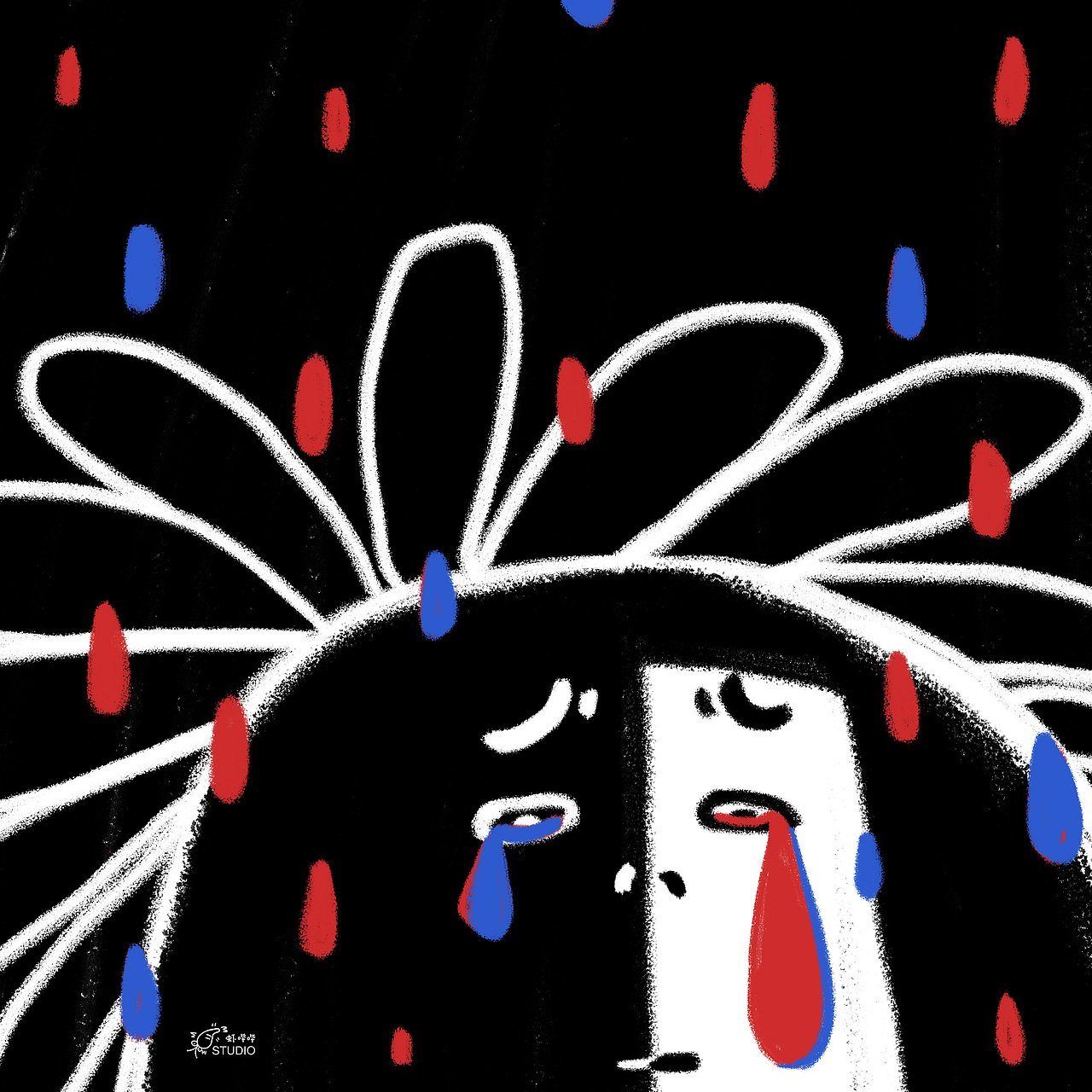 给慢热的人（图ZMjUwNTg2NzY0） - 艺术插画 - 站酷设计师张大虾诶嘿原创素材 - 站酷ZCOOL