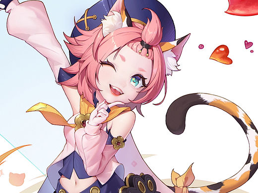 原神迪奥娜同人立绘