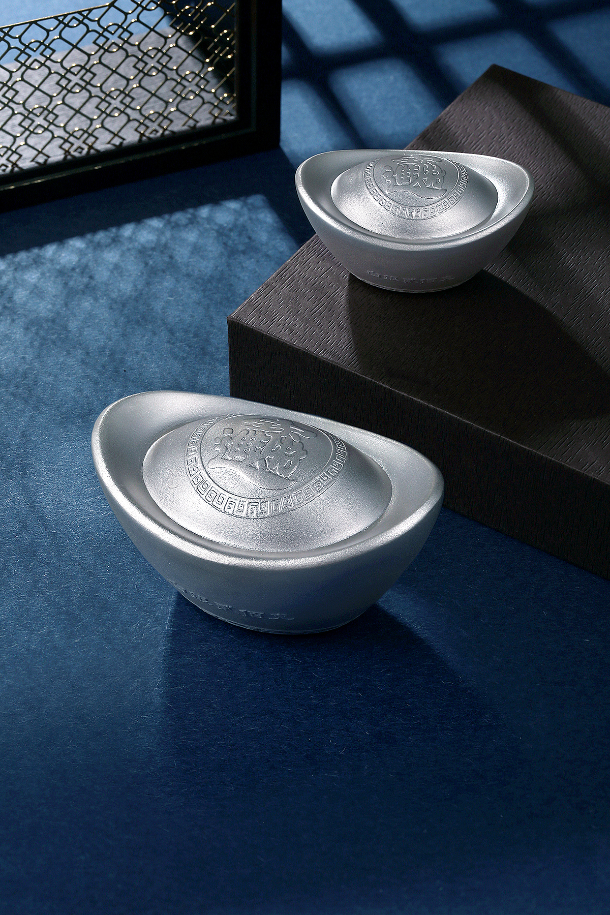 珠宝饰品产品摄影修图--银元宝2