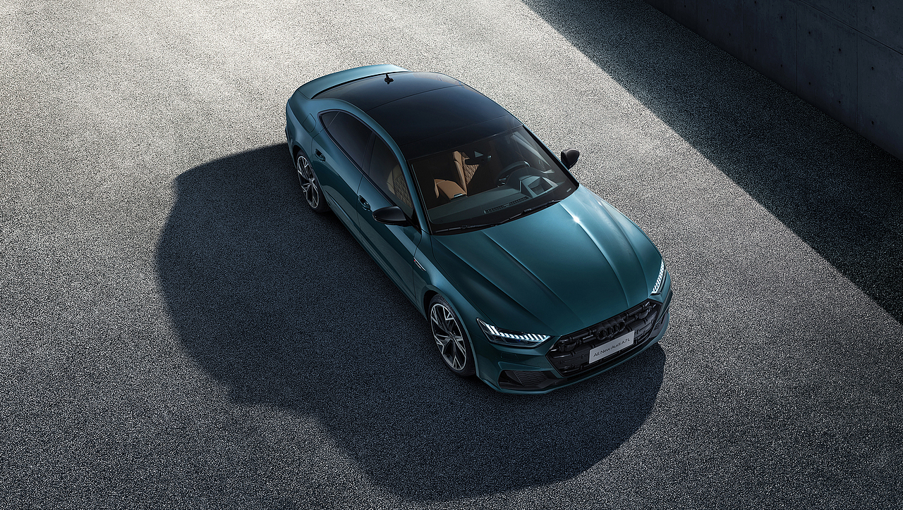 汽车修图-Audi A7L（图ZMjY4NjA5Njk2） - 修图/后期 - 站酷设计师老法师人参果原创素材 - 站酷ZCOOL