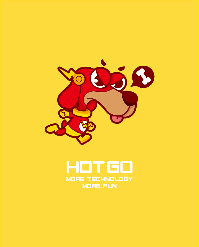 HOTGO卡通形象设计（图ZMjY4MDU0OTI=） - 商业插画 - 站酷设计师狂奔的包子插画铺原创素材 - 站酷ZCOOL