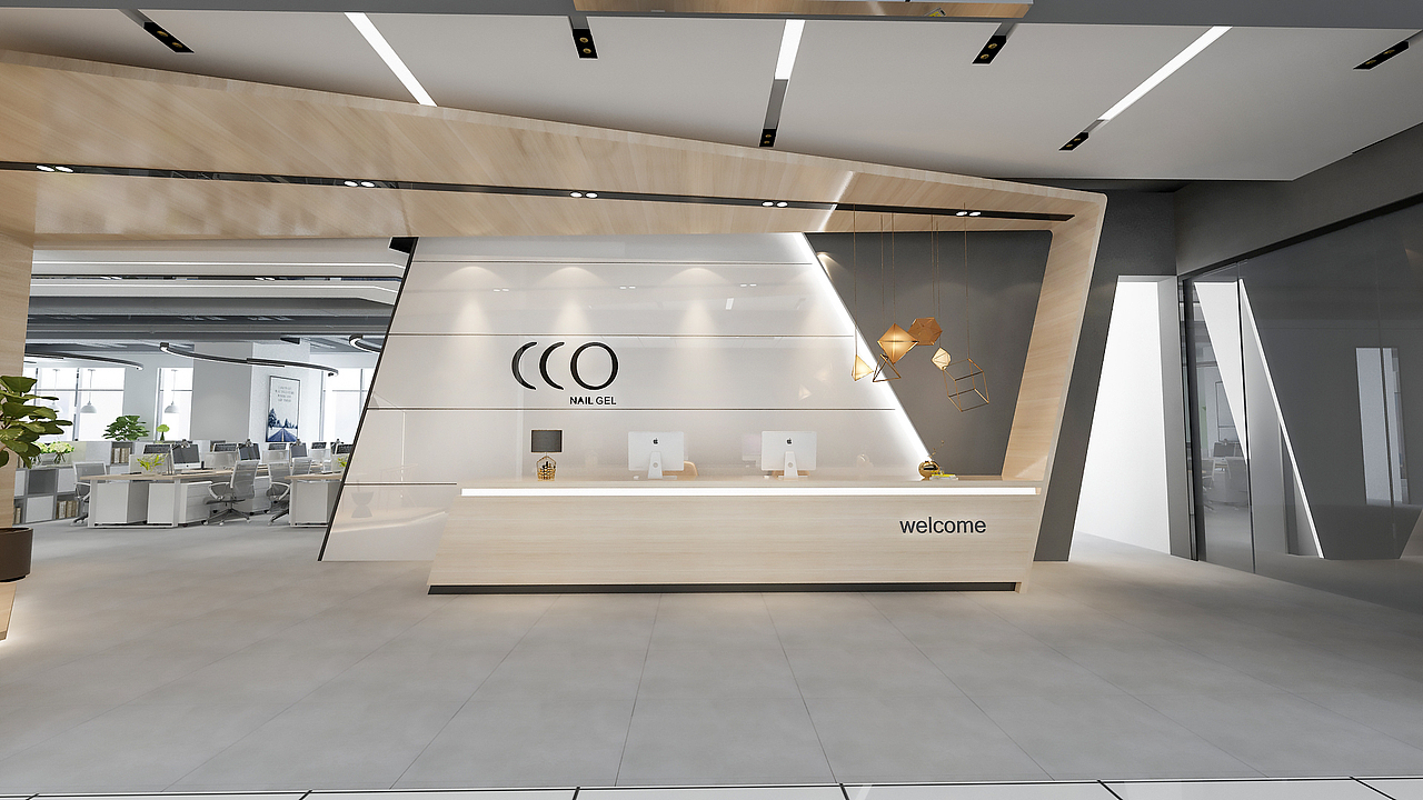 CCO化妆品 办公室&展厅设计（图ZMTY3OTM0ODI4） - 家装设计 - 站酷设计师灏哥123原创素材 - 站酷ZCOOL