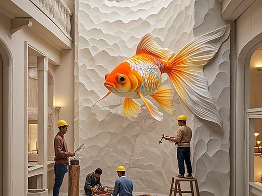 金鱼雕塑诞生记