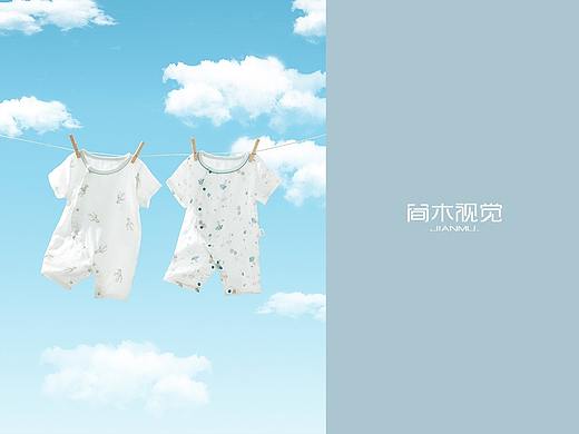 婴儿服饰摄影丨简木视觉 宝宝爬爬服防蚊裤 产品摄影