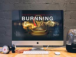 C4D+合成 耳機(jī)海報(bào)