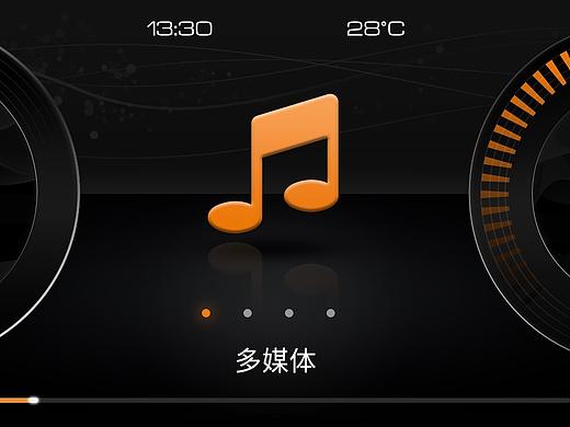 汽车仪表盘UI
