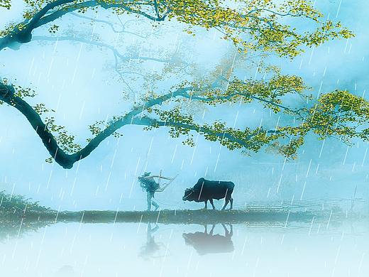 清明節(jié)-節(jié)氣海報（個人主頁-ZNDU3MzU1NTI=） - 海報 - 站酷設(shè)計師一塊曲奇餠原創(chuàng)素材 - 站酷ZCOOL