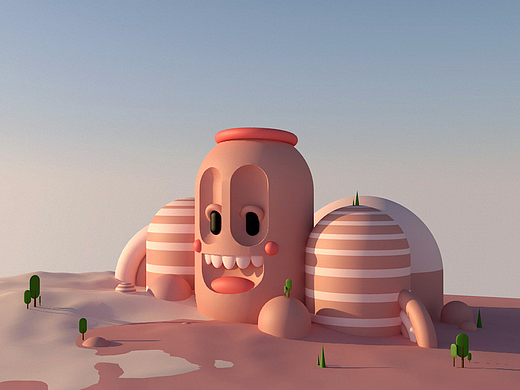 第一周低多边形练习-周练作品（个人主页-ZMjQwNDk1NTI=） - 场景 - 站酷设计师鲸鱼不蓝原创素材 - 站酷ZCOOL