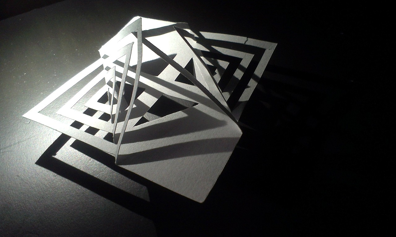 立体构成--剪纸