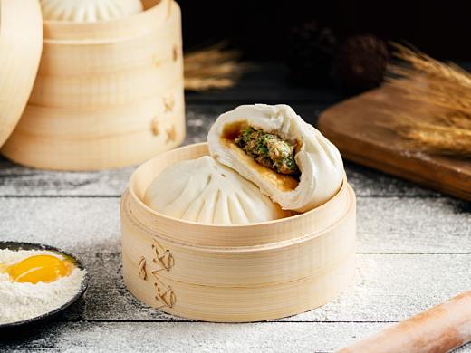 包子好吃，但不好拍～