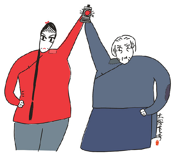【涂鸦国粹】——我的京剧小戏画（图ZNDY2MDI5MTI=） - 新锐潮流插画 - 站酷设计师大俗老张原创素材 - 站酷ZCOOL